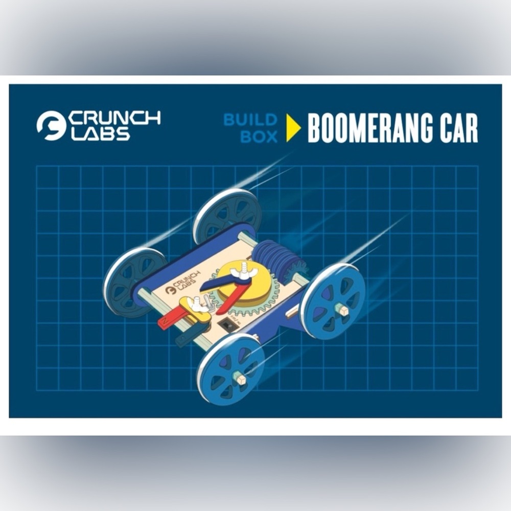 - Crunch Labs By Mark Rober New Box STEM boomerang car